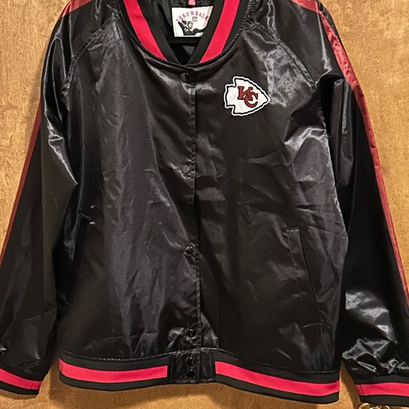 Mitchell & Ness Jackets & Blazers - Mitchell & Ness‎ Black and Red Varsity Jacket